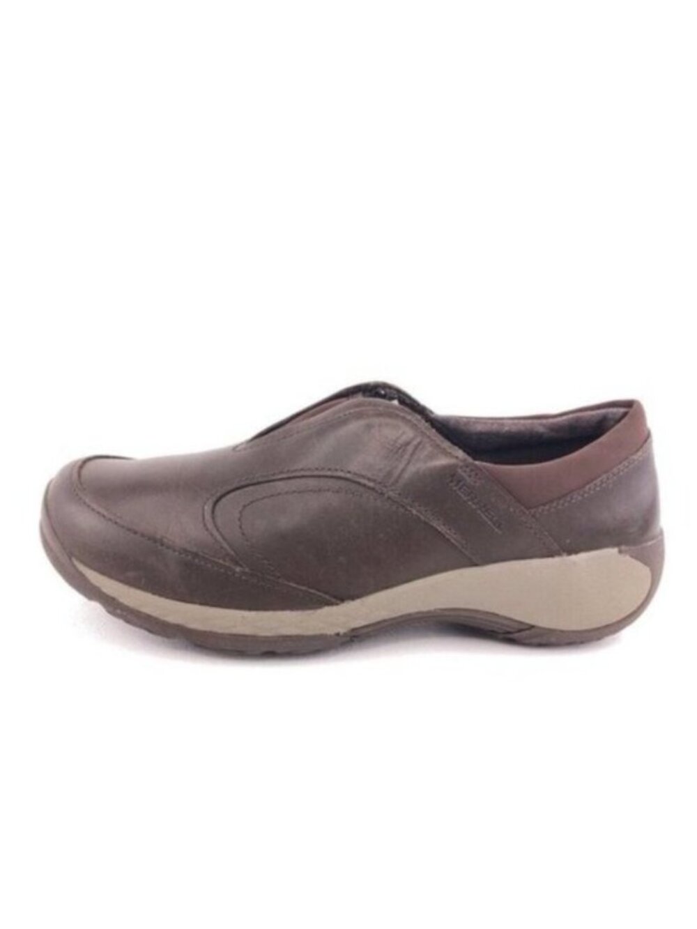 Merrell Encore Q2 Moc Brown Leather Slip-on Shoes 9